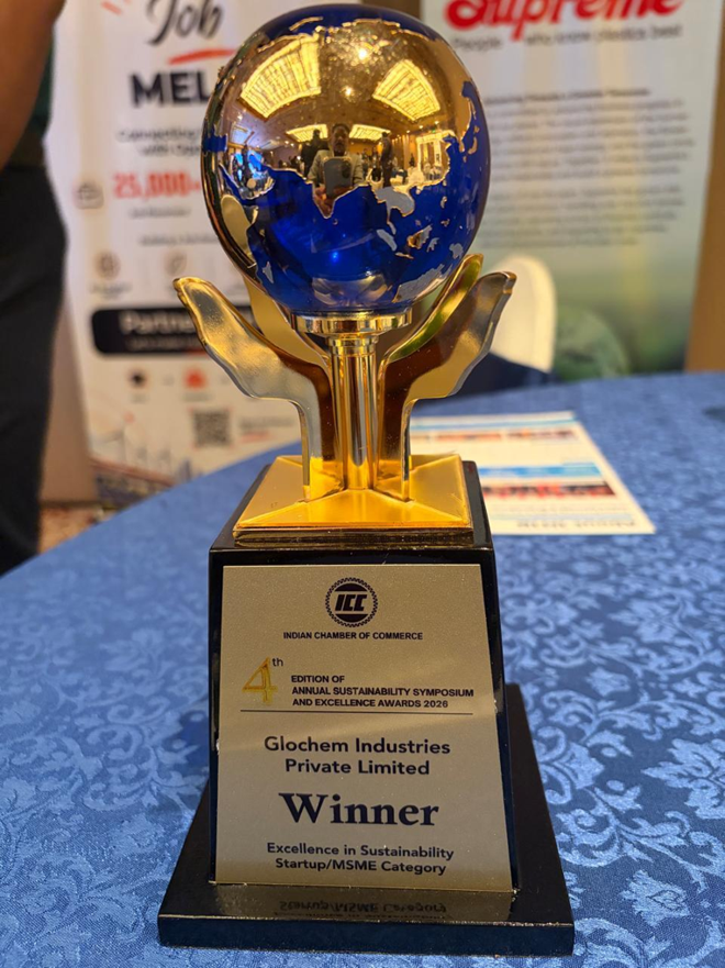 ICC Excellence in Sustainability Award Winner Trophy